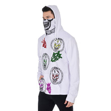 All-Over Print Men's Pullover Hoodie With Mask