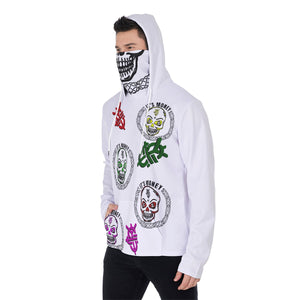 All-Over Print Men's Pullover Hoodie With Mask